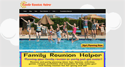 Desktop Screenshot of familyreunionhelper.com